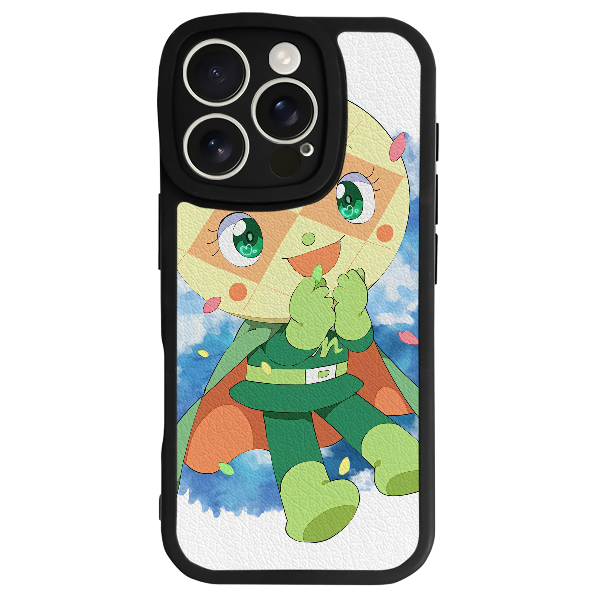 （画像用） アンパンマン Anpanman 【iPhone 16シリーズ対応】シリコンスマホケース（レザー調） 材質：シリコン